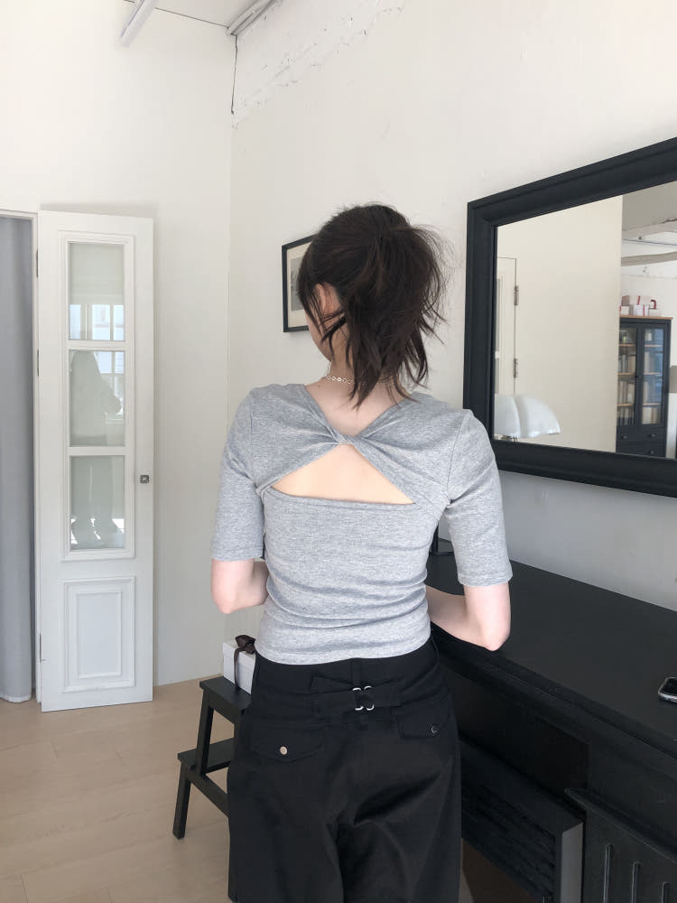 MOMENT東大門實拍女裝新款推薦時尚職業熱賣休閑26春夏T恤MOMENT/RECOVERT恤