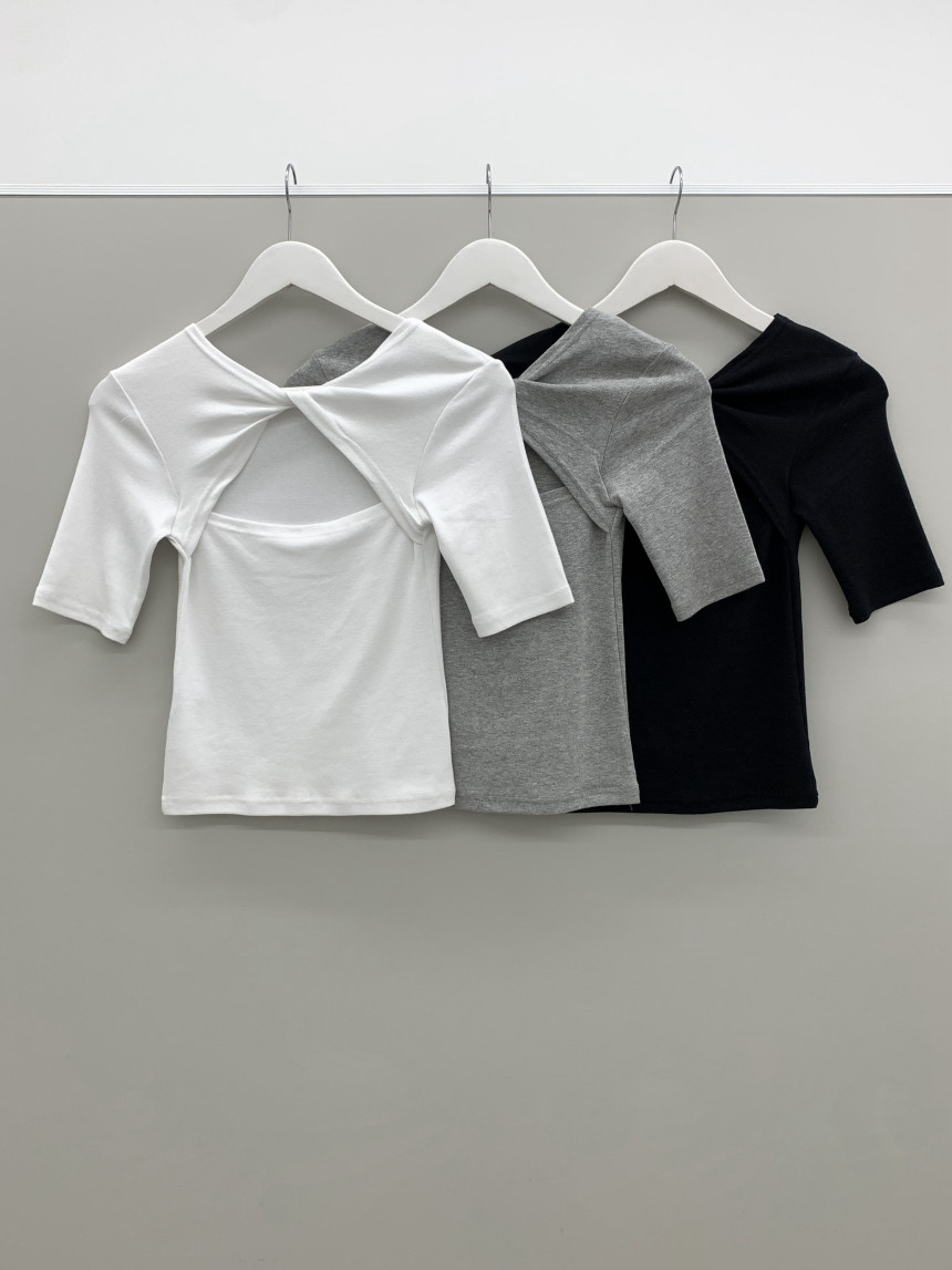 MOMENT東大門實拍女裝新款推薦時尚職業熱賣休閑26春夏T恤MOMENT/RECOVERT恤