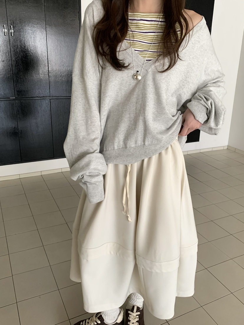 PEBBLE東大門直郵女裝新品人氣26春夏真品推薦針織衫V領棉PEBBLE針織衫