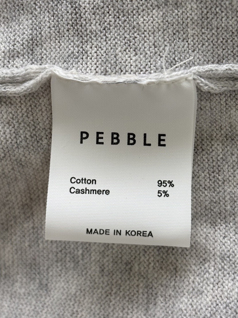 PEBBLE東大門直郵女裝新品人氣26春夏真品推薦針織衫V領棉PEBBLE針織衫