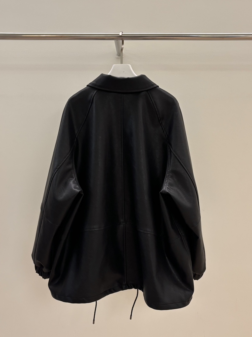 PEBBLE韓國直郵女裝新品人氣休閑真品26春夏時尚熱賣皮衣PEBBLE皮衣