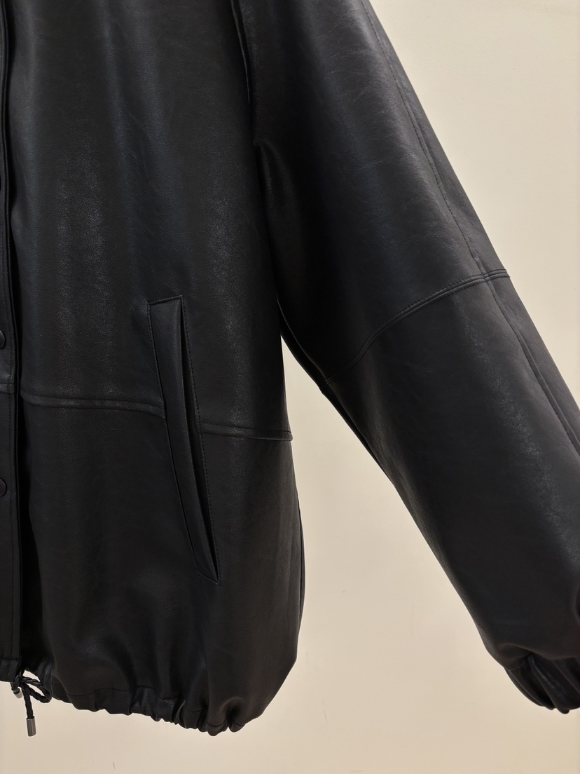 PEBBLE韓國直郵女裝新品人氣休閑真品26春夏時尚熱賣皮衣PEBBLE皮衣