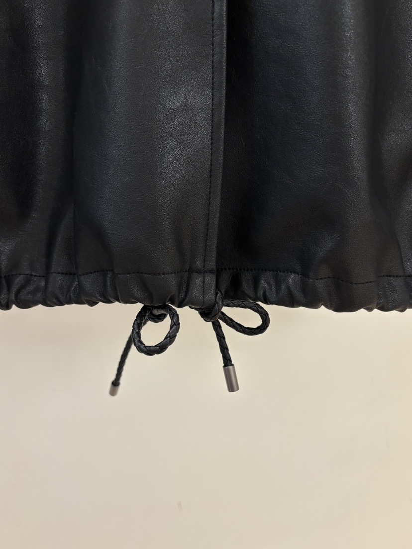 PEBBLE韓國直郵女裝新品人氣休閑真品26春夏時尚熱賣皮衣PEBBLE皮衣