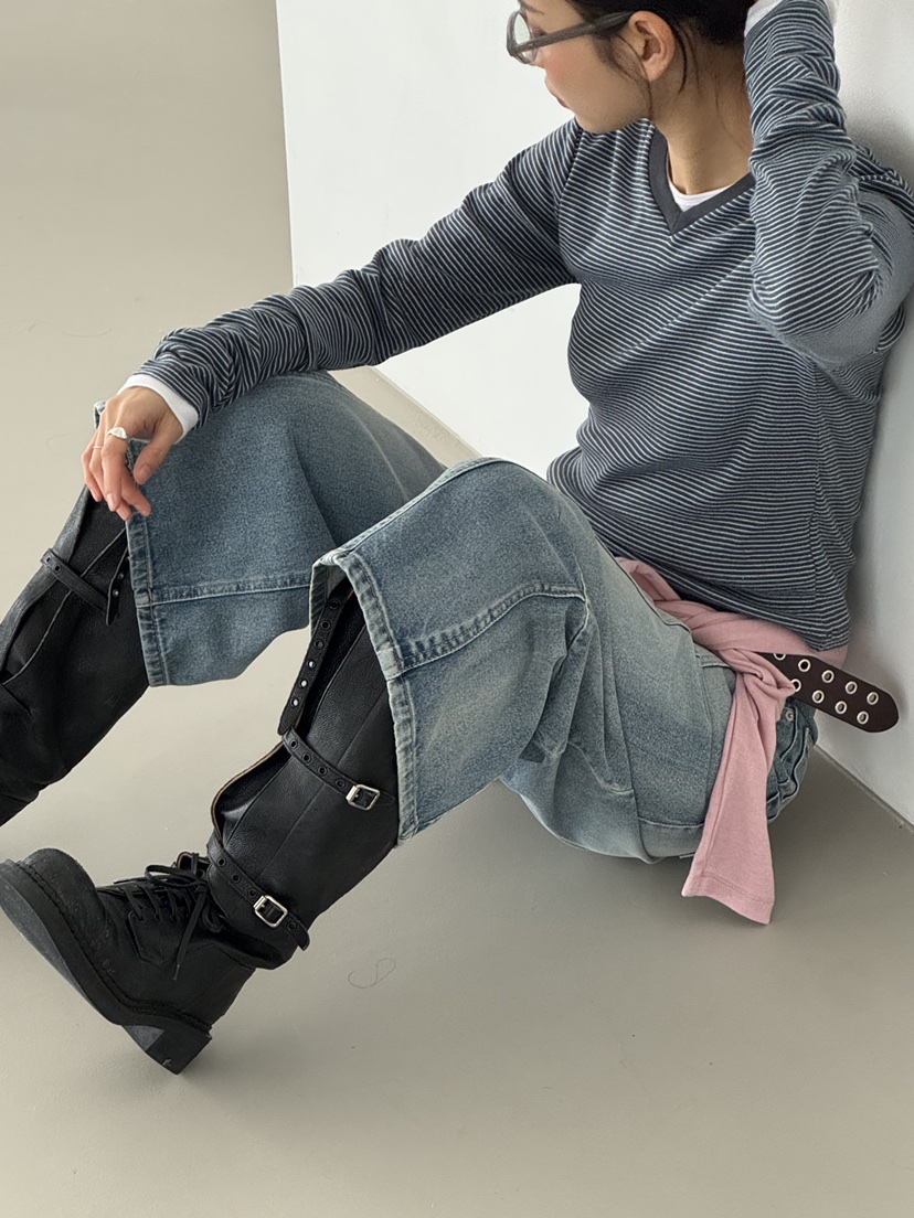 KARE/WEREPIECE韓國直郵女士新品推薦職業人氣休閑長袖T恤KARE/WEREPIECE長袖T恤