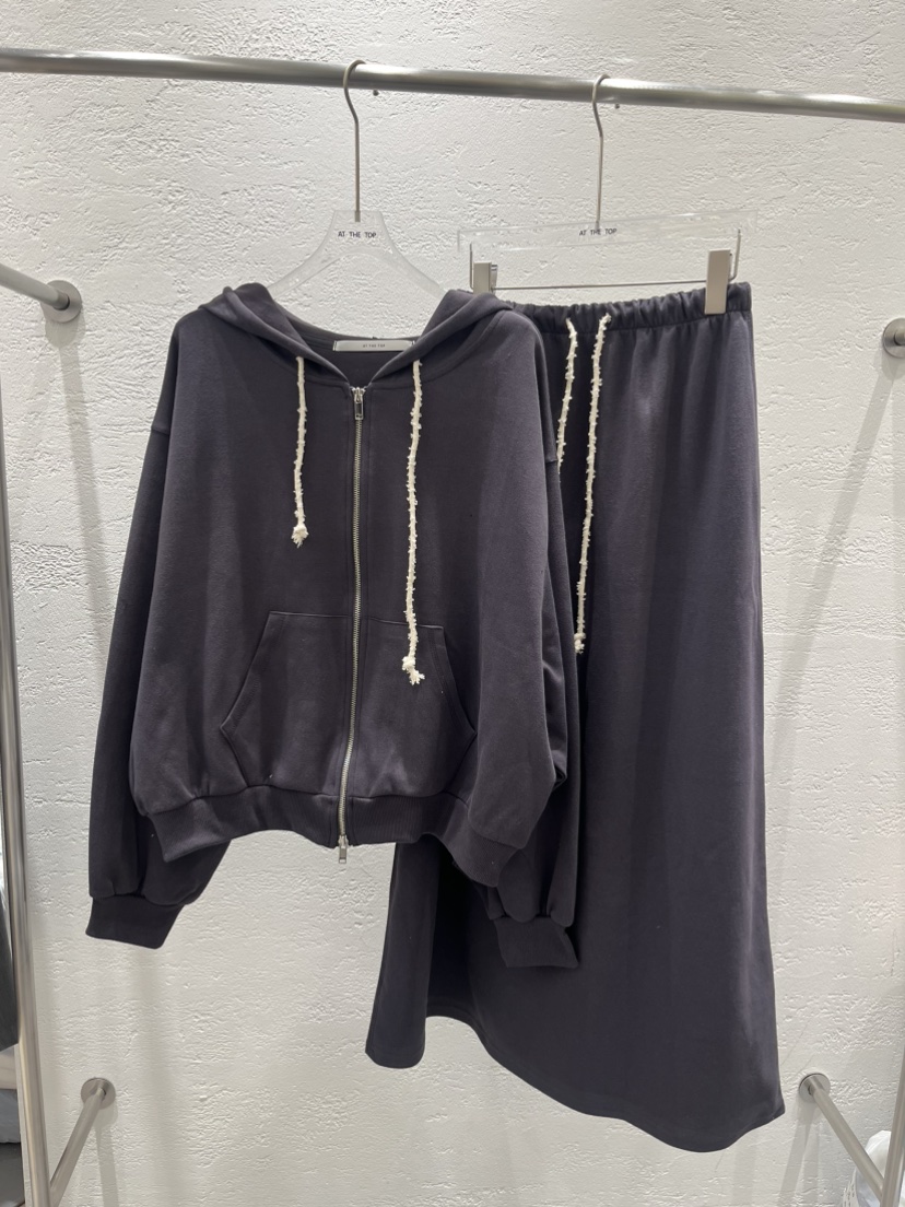 JOA韓國直郵女士新品熱賣人氣職業推薦休閑26春夏套裝套裝連帽JOA套裝圖色2