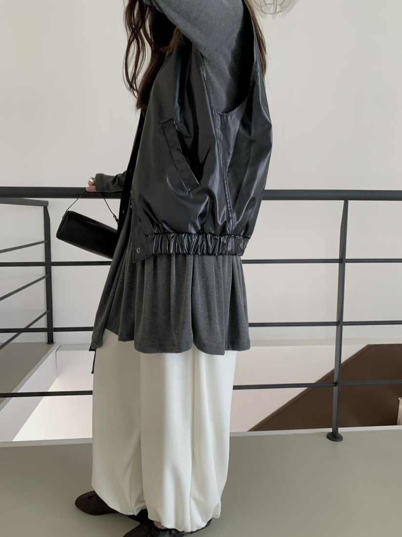 PEBBLE韓國直郵女裝新品26春夏推薦熱賣真品休閑馬甲尼龍PEBBLE馬甲