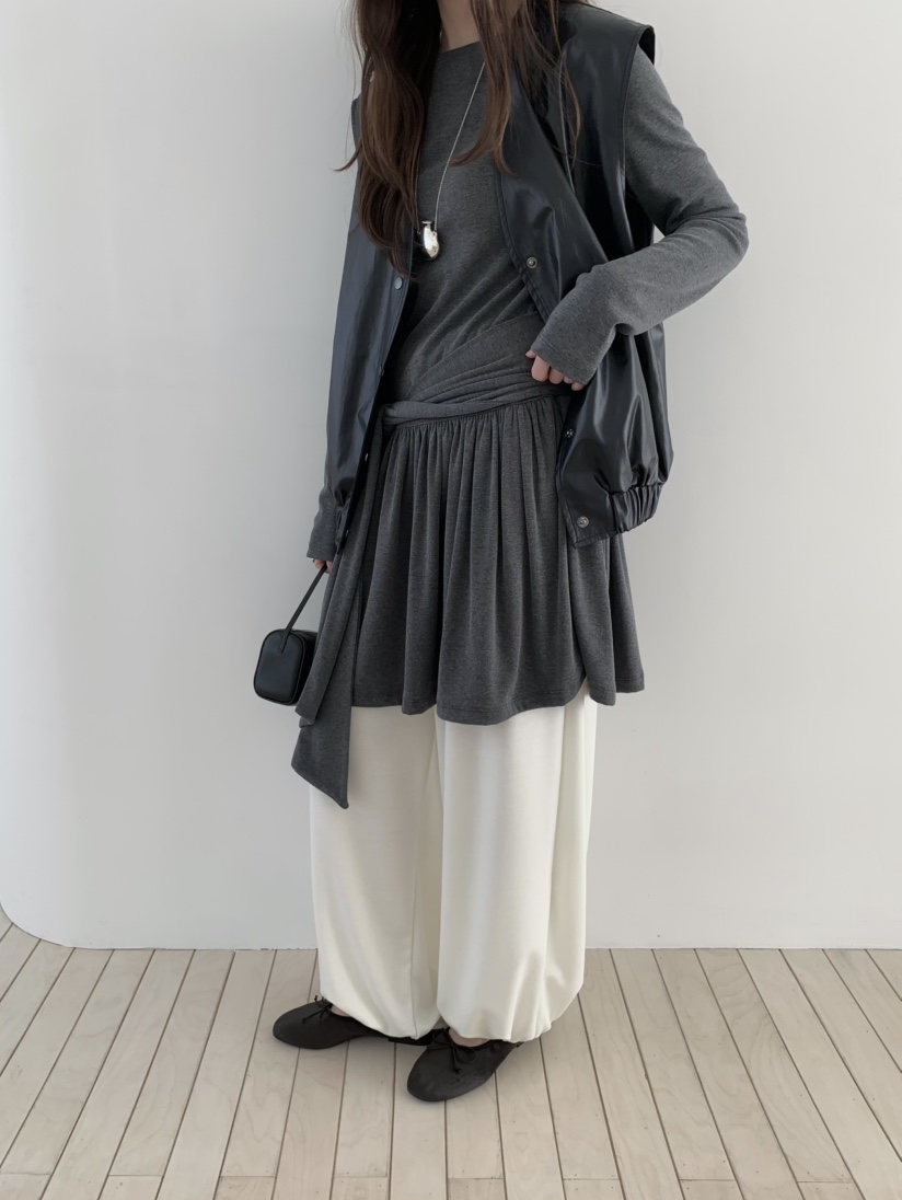 PEBBLE韓國直郵女裝新品26春夏推薦熱賣真品休閑馬甲尼龍PEBBLE馬甲