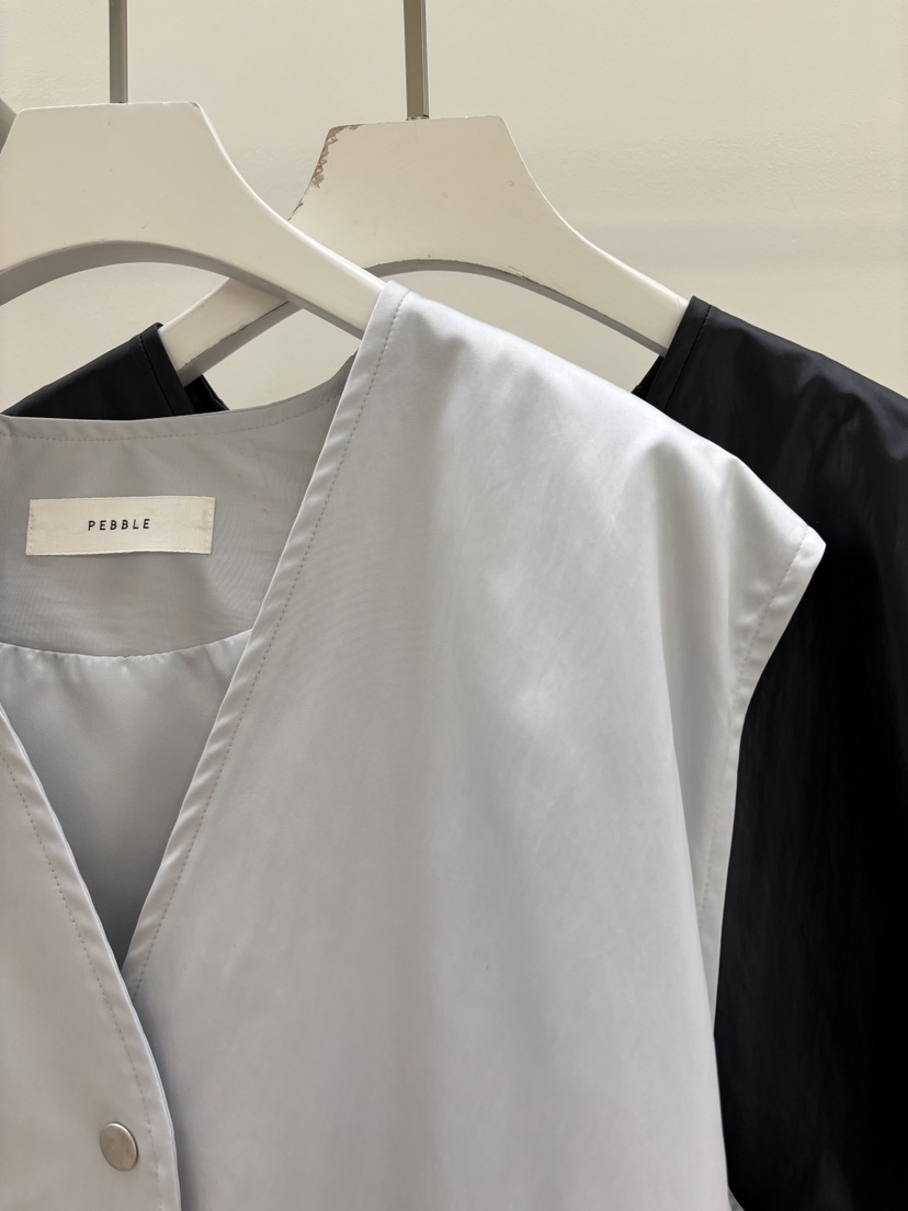 PEBBLE韓國直郵女裝新品26春夏推薦熱賣真品休閑馬甲尼龍PEBBLE馬甲