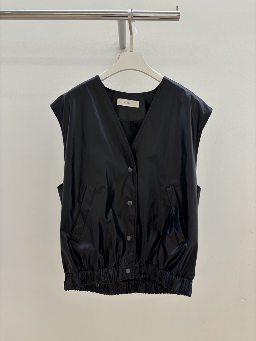 PEBBLE韓國直郵女裝新品26春夏推薦熱賣真品休閑馬甲尼龍PEBBLE馬甲圖色2