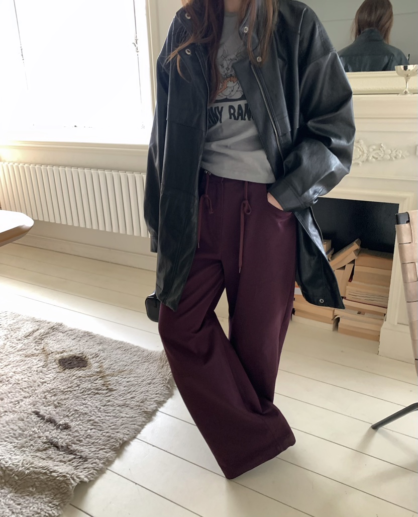 PEBBLE韓國直郵女士新款真品熱賣時尚人氣推薦26春夏休閑褲PEBBLE休閑褲