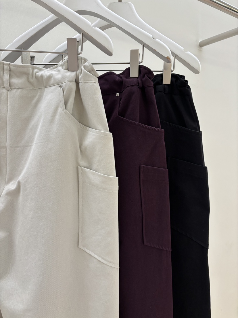 PEBBLE韓國直郵女士新款真品熱賣時尚人氣推薦26春夏休閑褲PEBBLE休閑褲