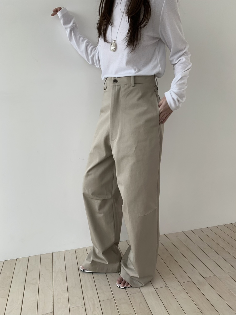 PEBBLE韓國直郵女裝新款職業休閑時尚真品推薦熱賣休閑褲PEBBLE休閑褲