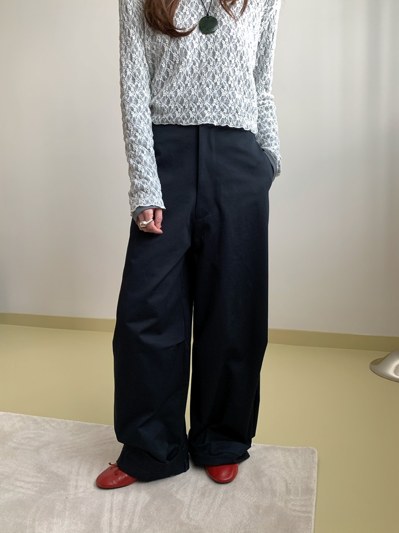 PEBBLE韓國直郵女裝新款職業休閑時尚真品推薦熱賣休閑褲PEBBLE休閑褲