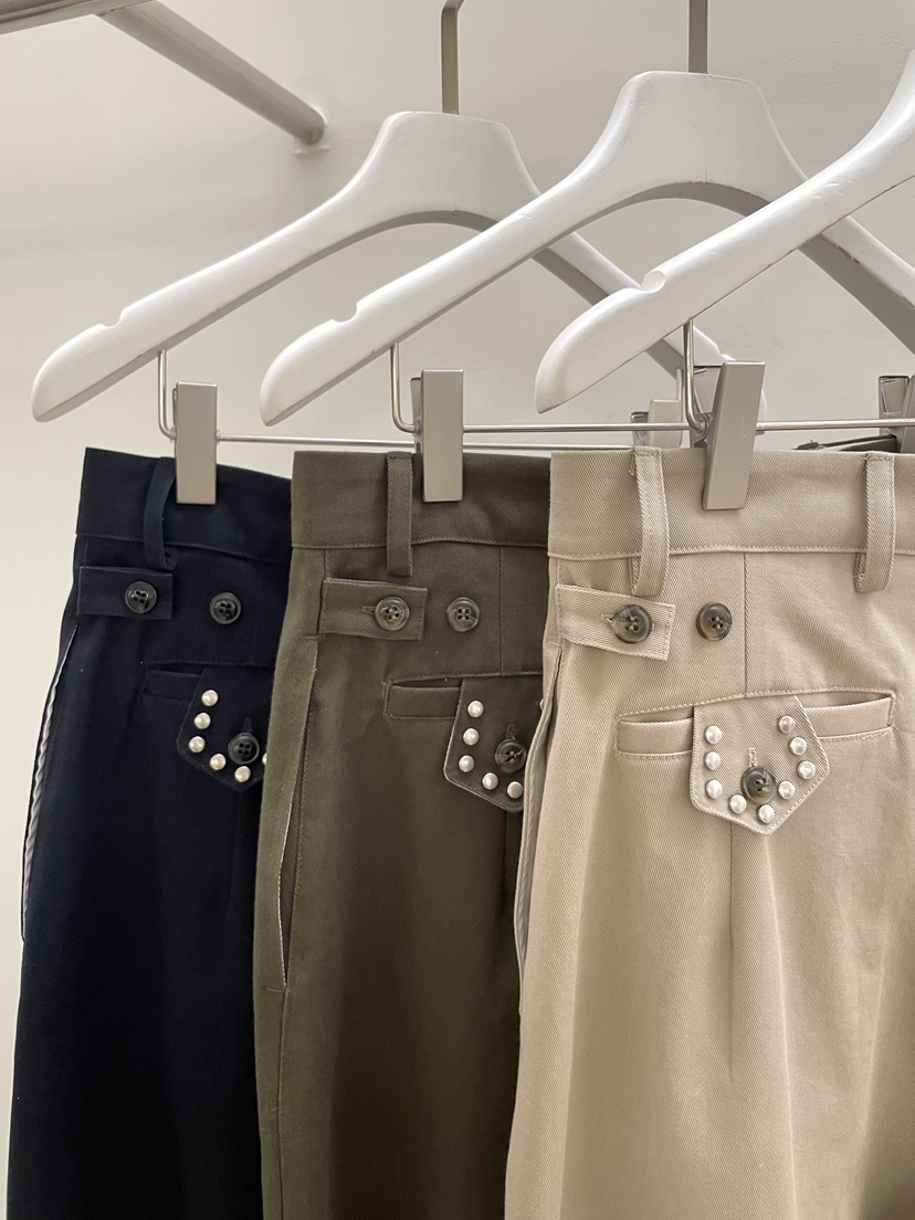 PEBBLE韓國直郵女裝新款職業休閑時尚真品推薦熱賣休閑褲PEBBLE休閑褲