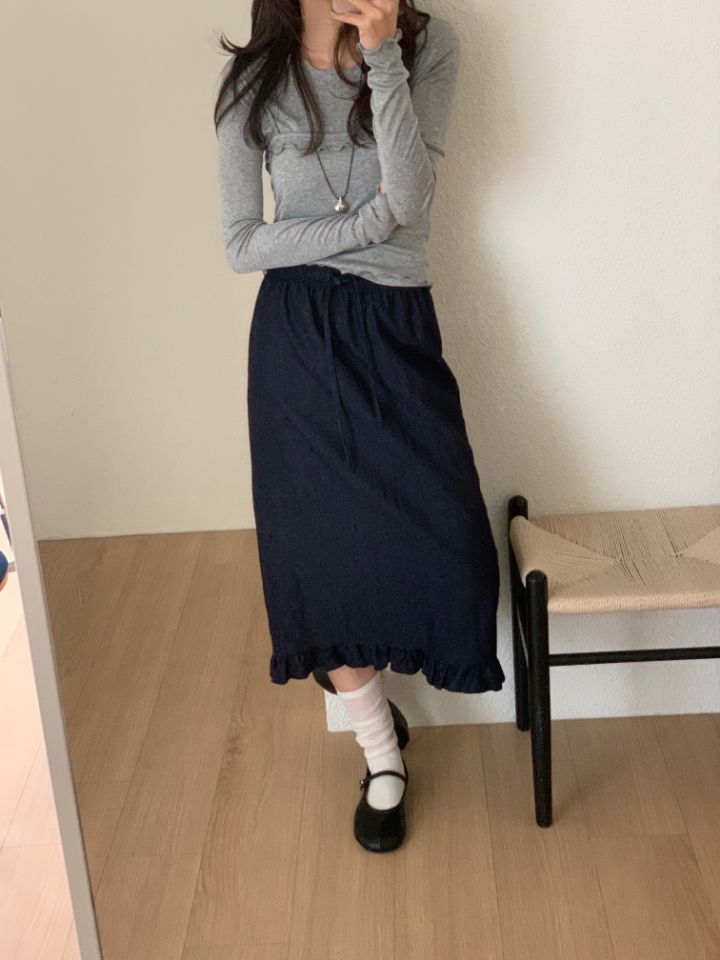 KOMOREBI韓國直郵女裝新款熱賣推薦休閑時尚半身裙中短裙KOMOREBI半身裙/中短裙