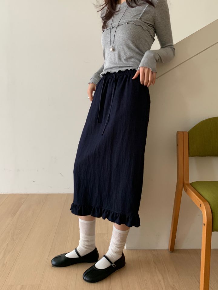 KOMOREBI韓國直郵女裝新款熱賣推薦休閑時尚半身裙中短裙KOMOREBI半身裙/中短裙