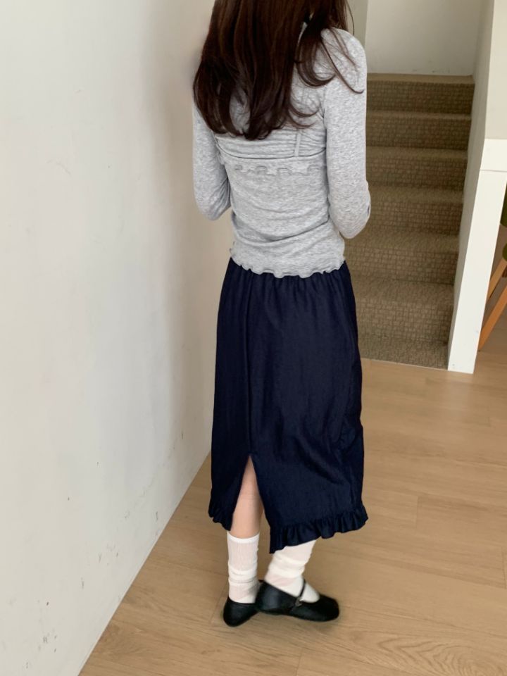 KOMOREBI韓國直郵女裝新款熱賣推薦休閑時尚半身裙中短裙KOMOREBI半身裙/中短裙