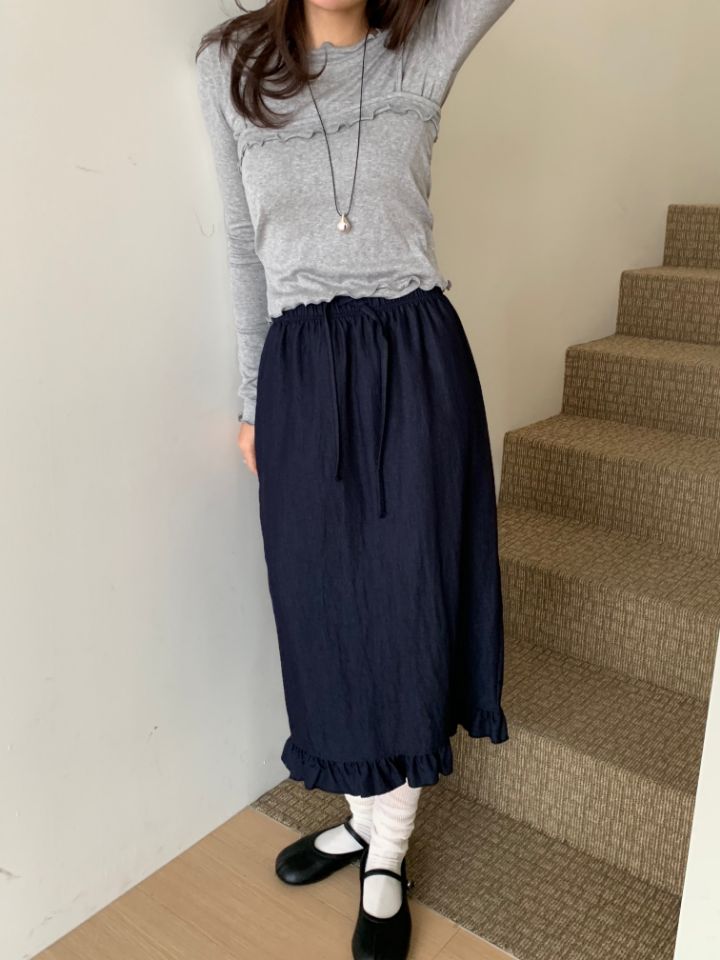 KOMOREBI韓國直郵女裝新款熱賣推薦休閑時尚半身裙中短裙KOMOREBI半身裙/中短裙