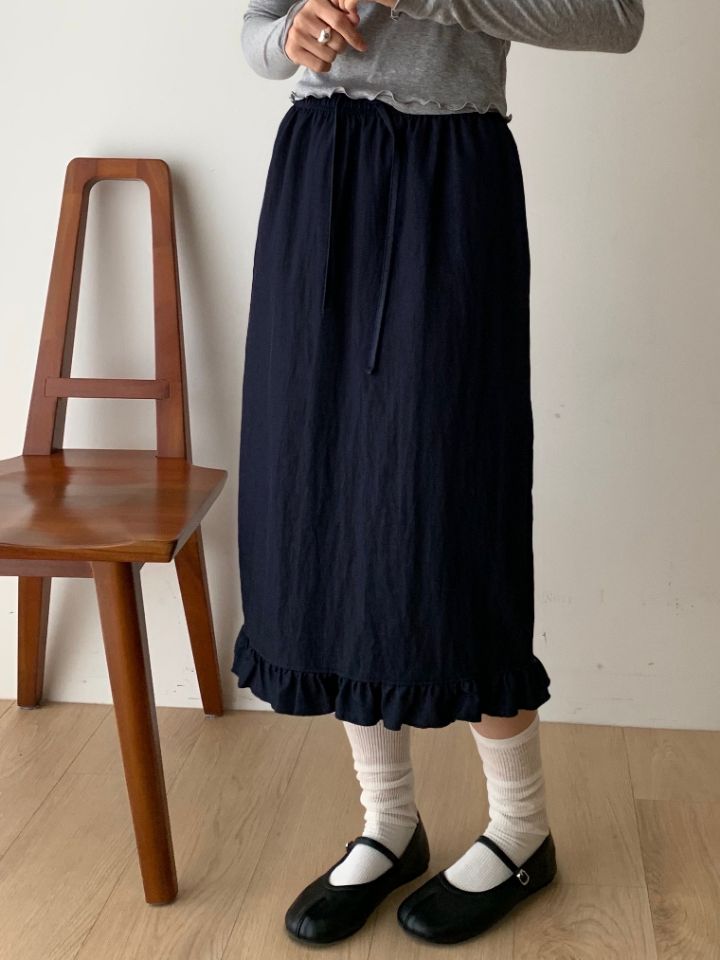 KOMOREBI韓國直郵女裝新款熱賣推薦休閑時尚半身裙中短裙KOMOREBI半身裙/中短裙圖色2左二色