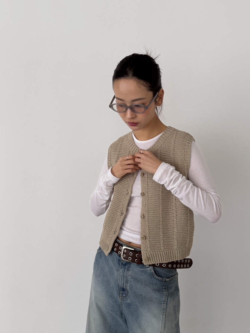 KARE/WEREPIECE韓國代購女士新品推薦人氣休閑26春夏馬甲KARE/WEREPIECE馬甲