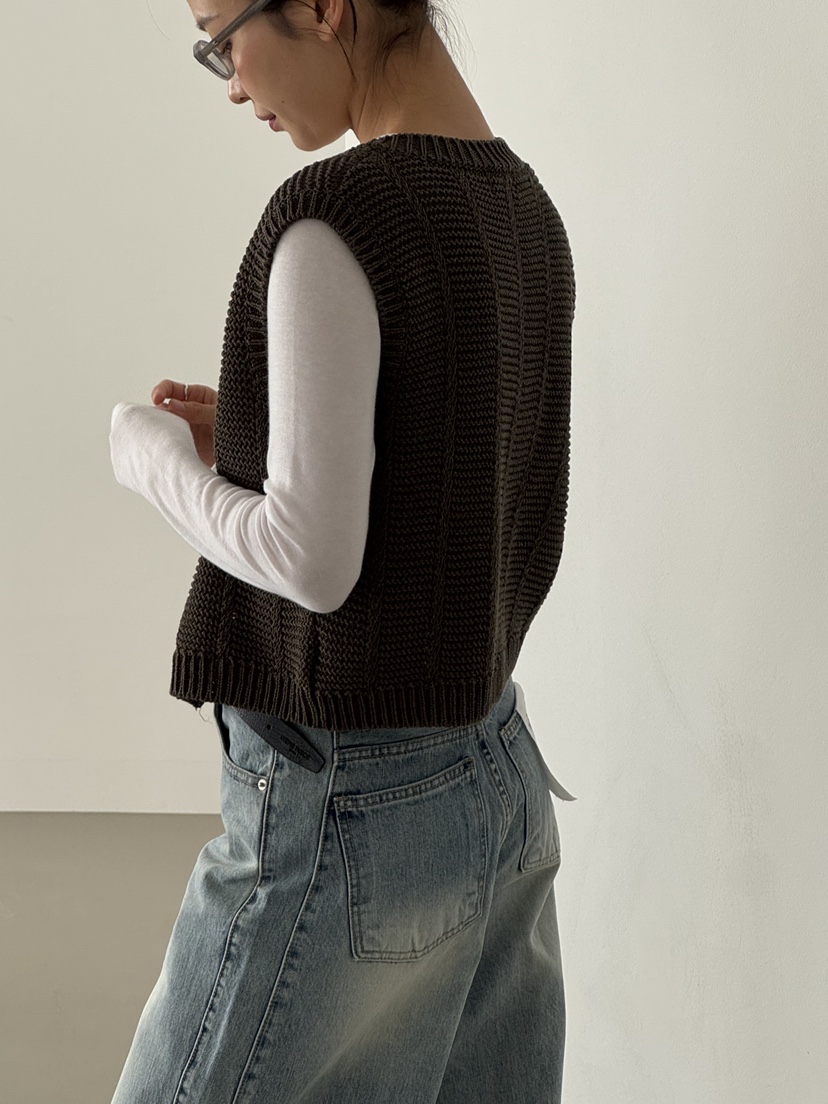 KARE/WEREPIECE韓國代購女士新品推薦人氣休閑26春夏馬甲KARE/WEREPIECE馬甲