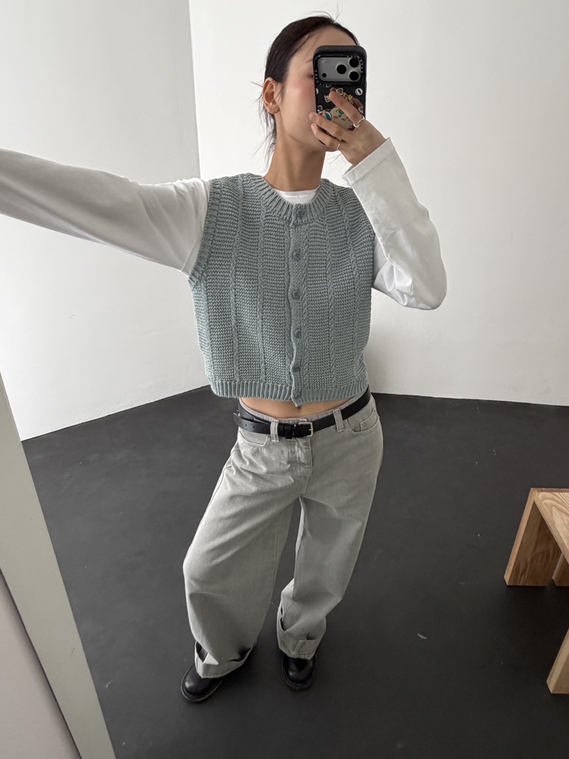 KARE/WEREPIECE韓國代購女士新品推薦人氣休閑26春夏馬甲KARE/WEREPIECE馬甲