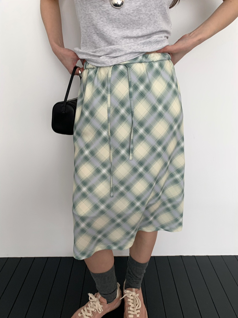 PEBBLE東大門實拍女裝新品職業推薦休閑26春夏半身裙中短裙PEBBLE半身裙/中短裙