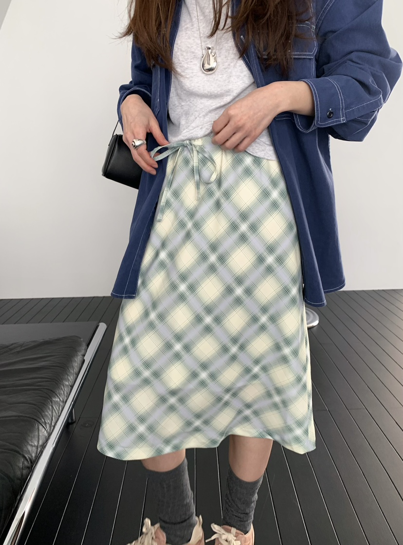 PEBBLE東大門實拍女裝新品職業推薦休閑26春夏半身裙中短裙PEBBLE半身裙/中短裙