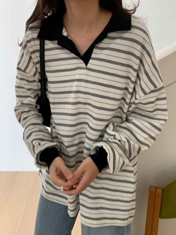 KOMOREBI韓國代購女士新品推薦熱賣時尚休閑職業真品長袖T恤KOMOREBI長袖T恤