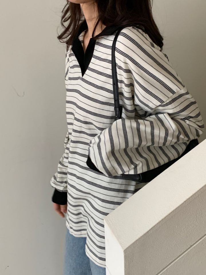 KOMOREBI韓國代購女士新品推薦熱賣時尚休閑職業真品長袖T恤KOMOREBI長袖T恤