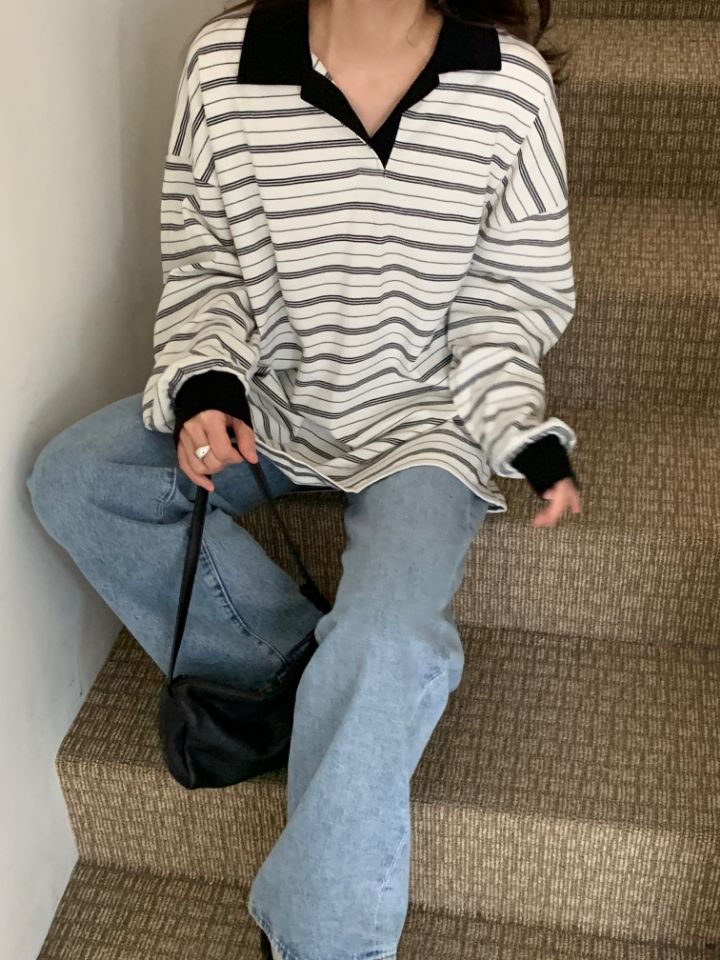 KOMOREBI韓國代購女士新品推薦熱賣時尚休閑職業真品長袖T恤KOMOREBI長袖T恤