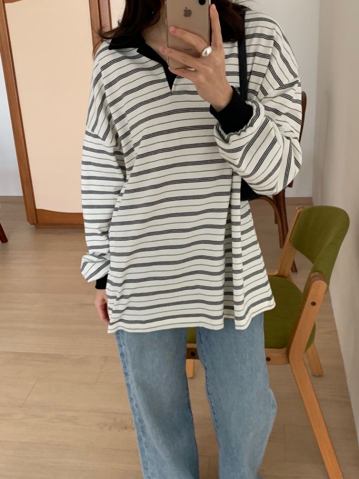 KOMOREBI韓國代購女士新品推薦熱賣時尚休閑職業真品長袖T恤KOMOREBI長袖T恤