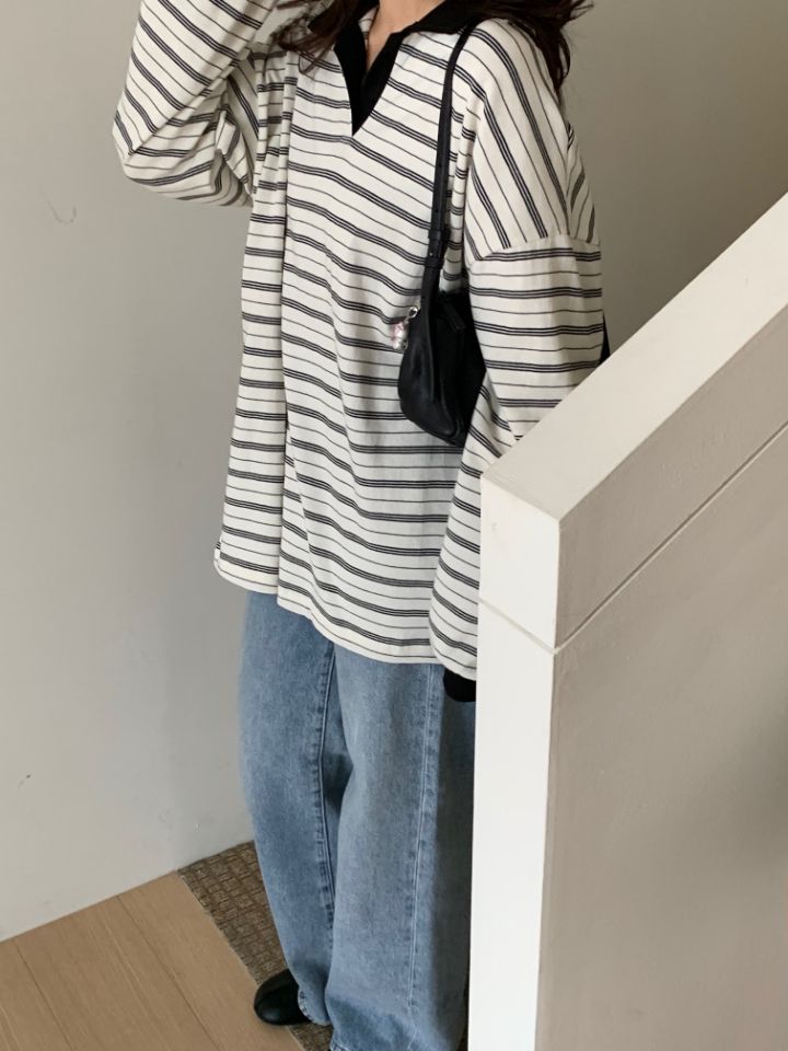 KOMOREBI韓國代購女士新品推薦熱賣時尚休閑職業真品長袖T恤KOMOREBI長袖T恤