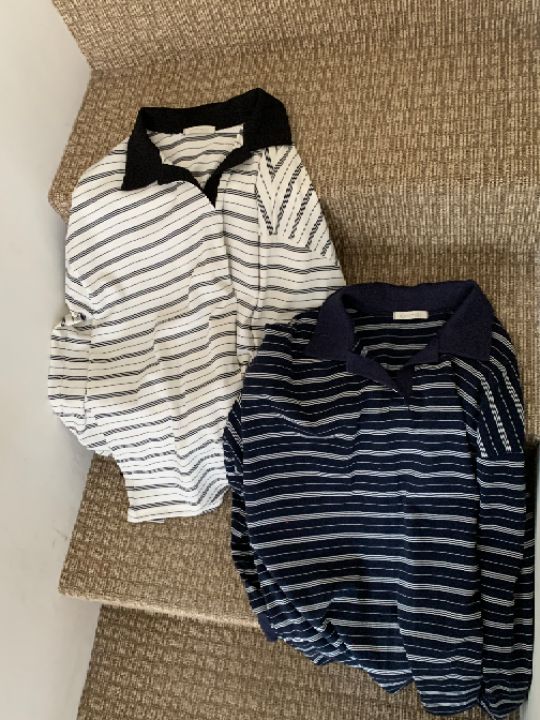 KOMOREBI韓國代購女士新品推薦熱賣時尚休閑職業真品長袖T恤KOMOREBI長袖T恤圖色2左二色