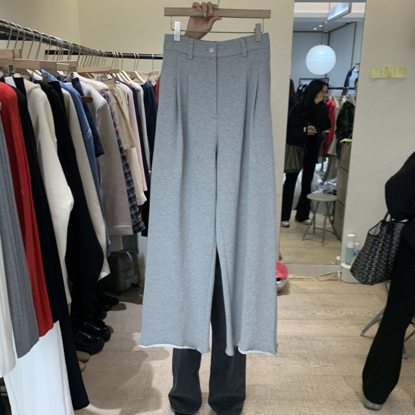 W AND J東大門代購女士新款推薦時尚人氣26春夏職業休閑褲W AND J休閑褲圖色1