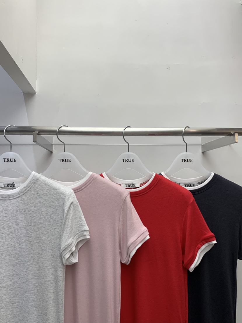 TRUE東大門實拍女裝新品真品時尚人氣職業推薦熱賣26春夏T恤TRUET恤