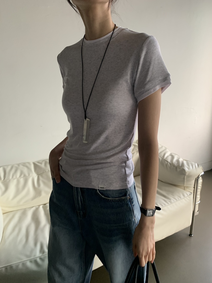 TRUE東大門實拍女裝新品真品時尚人氣職業推薦熱賣26春夏T恤TRUET恤