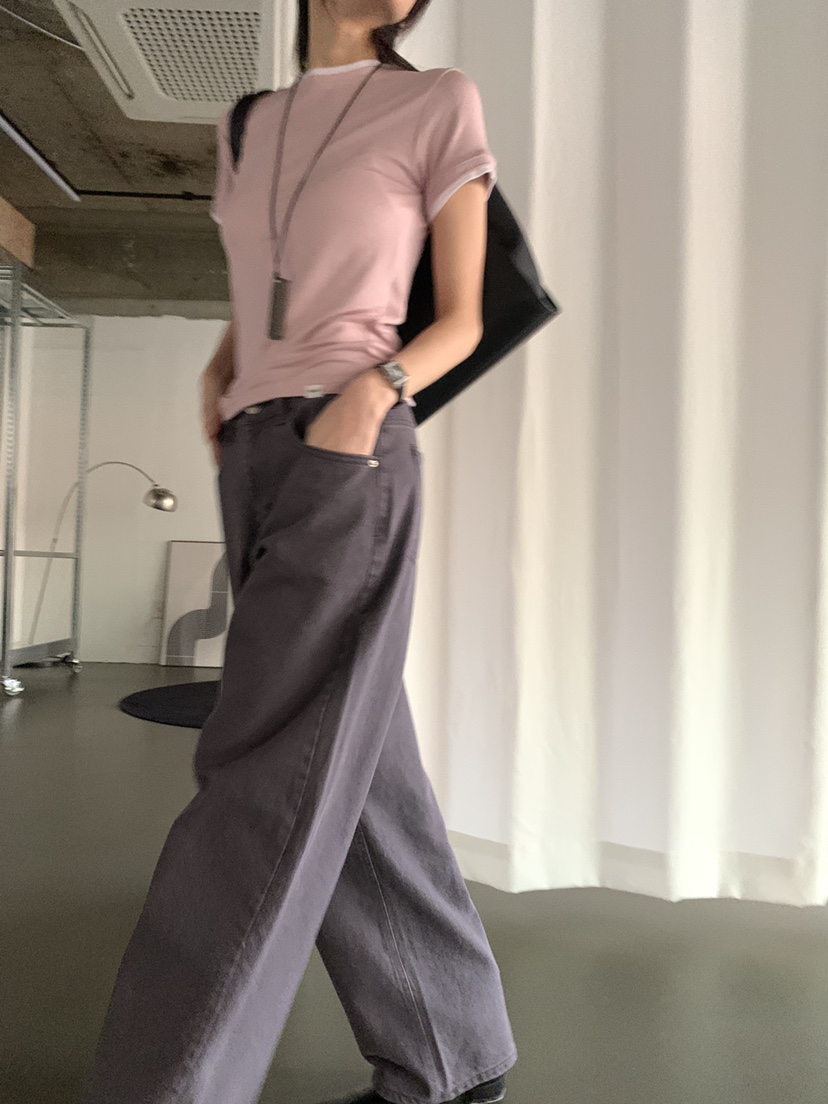 TRUE東大門實拍女裝新品真品時尚人氣職業推薦熱賣26春夏T恤TRUET恤