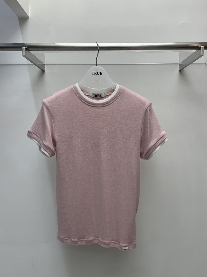 TRUE東大門實拍女裝新品真品時尚人氣職業推薦熱賣26春夏T恤TRUET恤圖色1