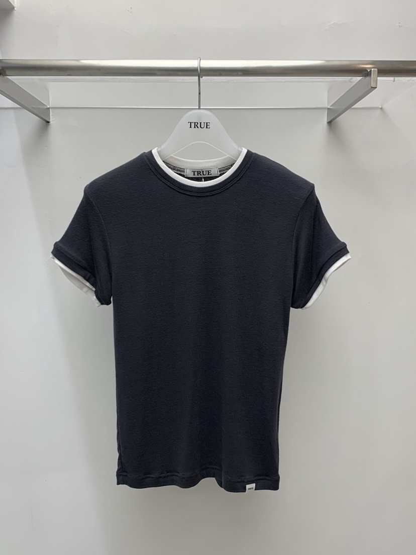 TRUE東大門實拍女裝新品真品時尚人氣職業推薦熱賣26春夏T恤TRUET恤圖色3