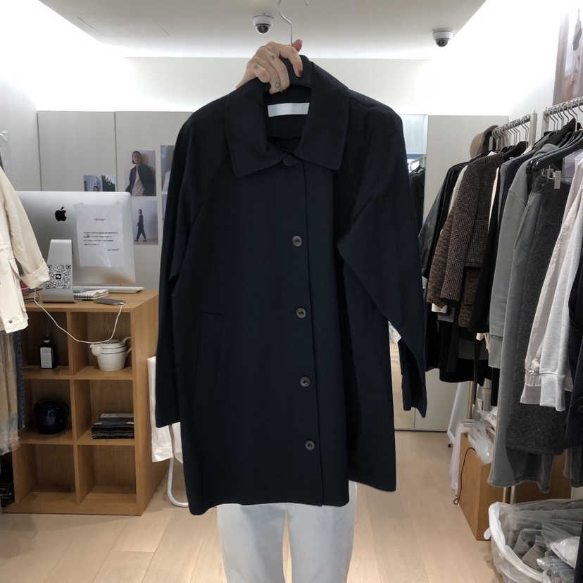 THE STARDUST東大門代購女士新款休閑26春夏真品長款風衣THE STARDUST長款風衣圖色1