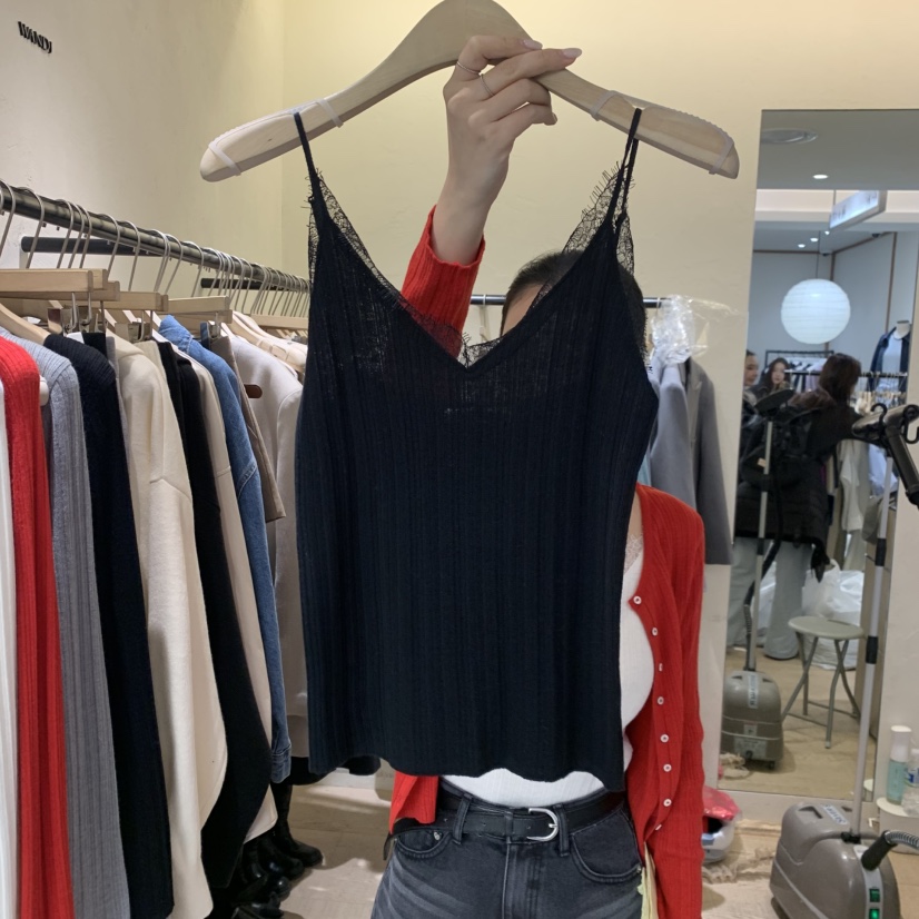 W AND J韓國直郵女士新款真品熱賣時尚26春夏人氣吊帶背心W AND J吊帶/背心圖色3