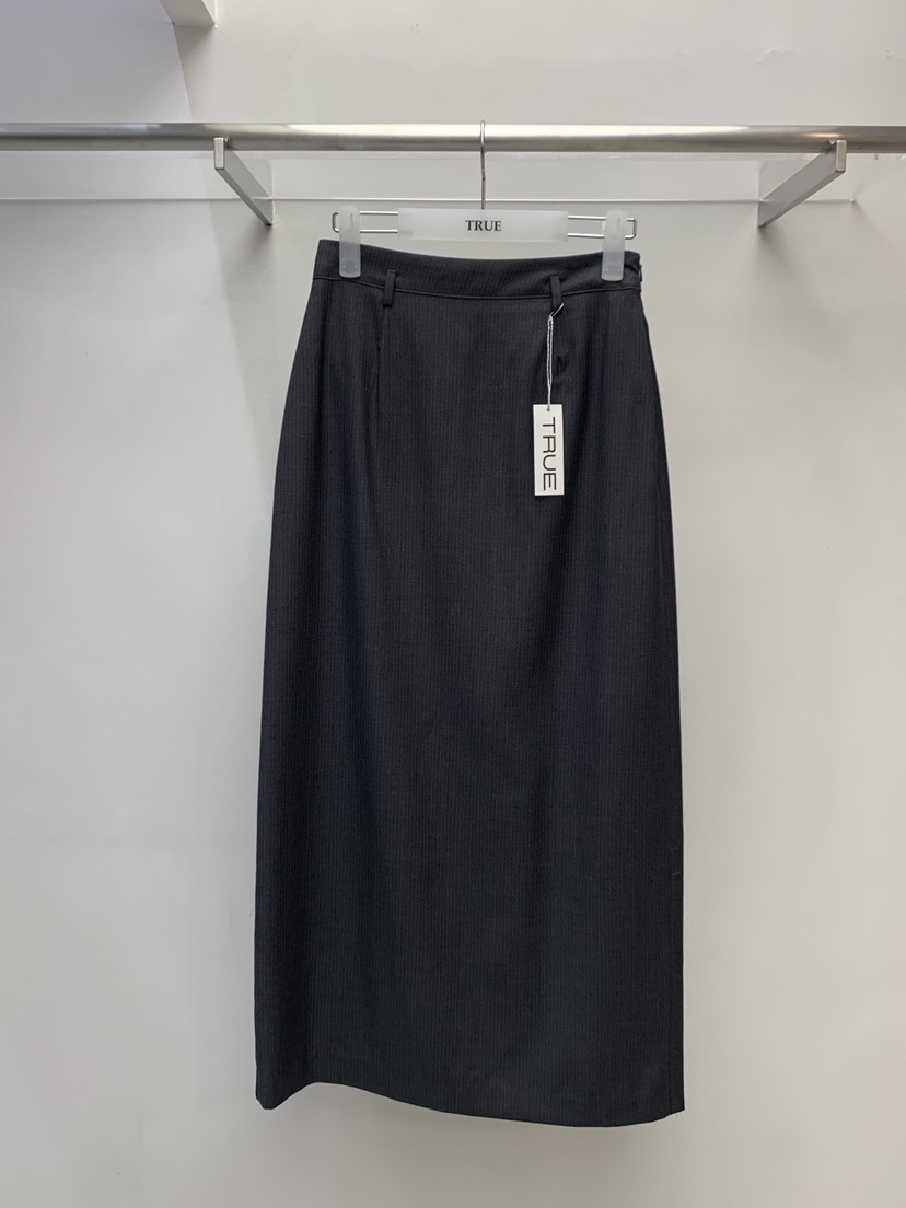 TRUE東大門直郵女士新品26春夏休閑職業真品推薦人氣長裙TRUE長裙圖色1墨色