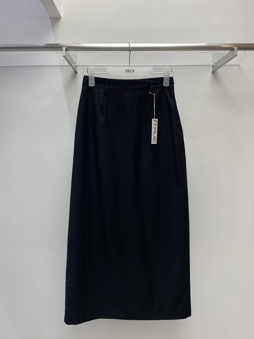 TRUE東大門直郵女士新品26春夏休閑職業真品推薦人氣長裙TRUE長裙圖色2黑色