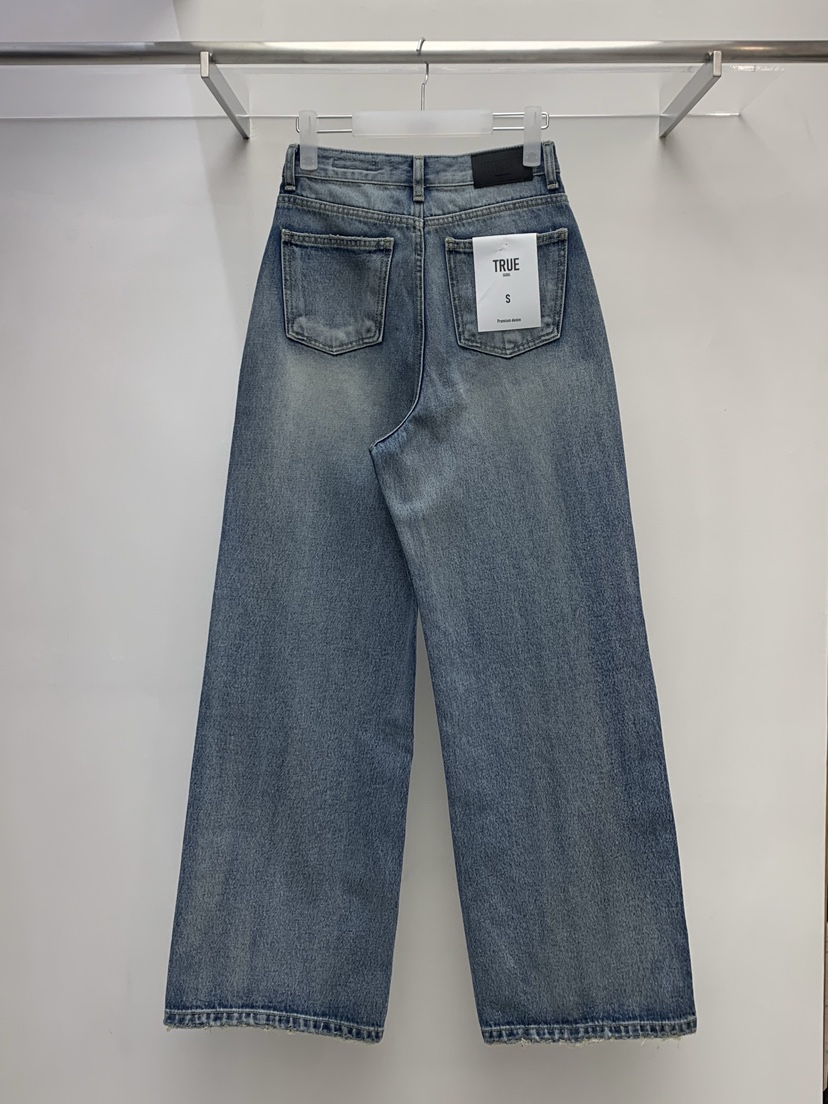 TRUE東大門代購女士新品職業人氣26春夏休閑時尚推薦牛仔褲TRUE牛仔褲