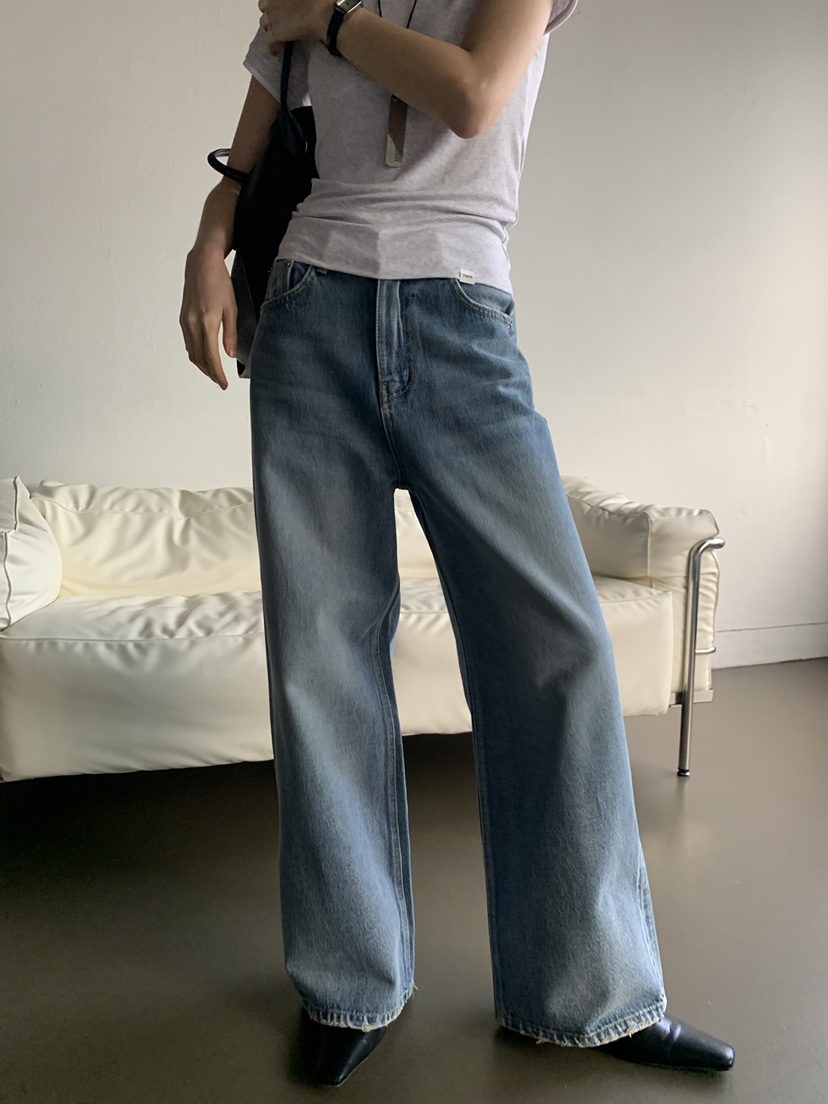 TRUE東大門代購女士新品職業人氣26春夏休閑時尚推薦牛仔褲TRUE牛仔褲