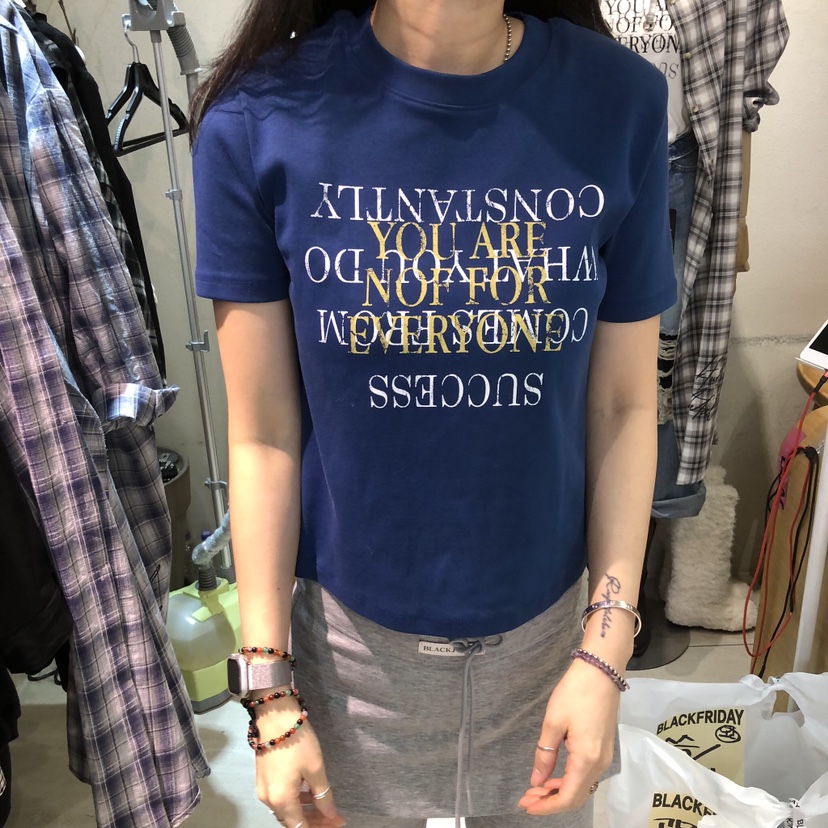 BLACKFRIDAY韓國直郵女士新品時尚休閑推薦26春夏熱賣T恤BLACK FRIDAYT恤圖色3