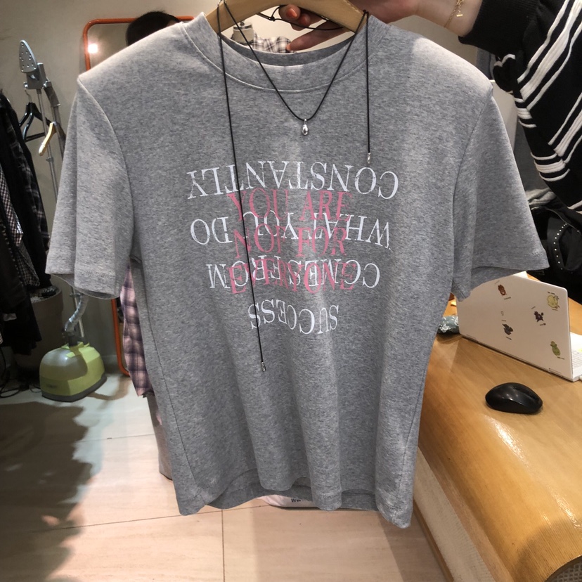 BLACKFRIDAY韓國直郵女士新品時尚休閑推薦26春夏熱賣T恤BLACK FRIDAYT恤圖色4