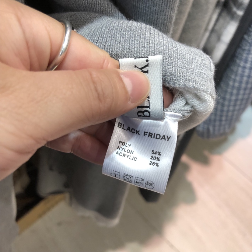 BLACKFRIDAY東大門直郵女士新款職業熱賣時尚26春夏長袖T恤棉BLACK FRIDAY長袖T恤