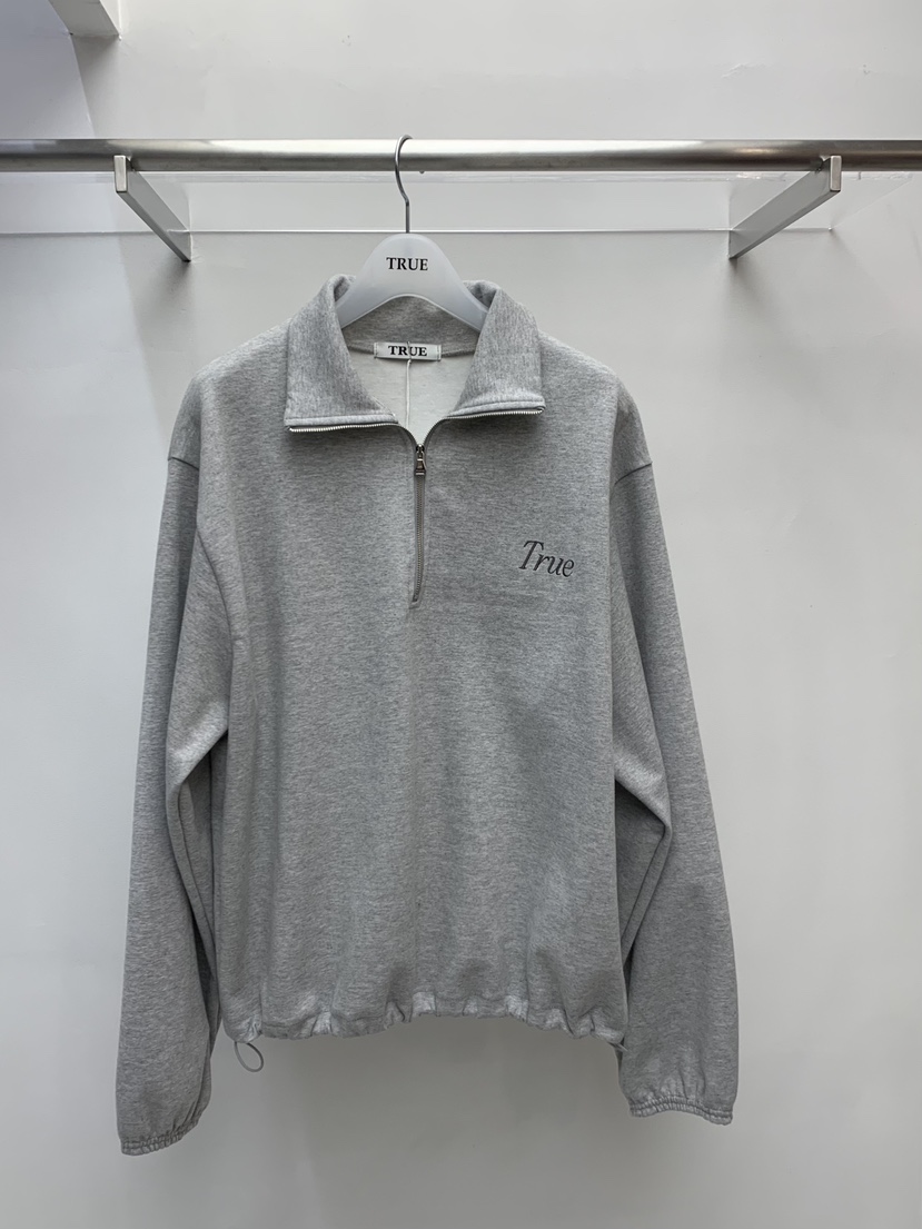 TRUE韓國代購女士新品時尚職業人氣熱賣休閑26春夏衛衣拉鏈TRUE衛衣圖色2